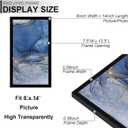 Fxojyvo 8x14 Picture Frame Set of 3, Black Frame for 8 x 14 Inch Picture Poster Photo, Light Weight and High Transparent 8 by 14 Frame for Wall - 3 Pack/Black/8"x14"