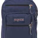 JanSport Cool Backpack, with 15-inch Laptop Sleeve - Large Computer Bag Rucksack with 2 Compartments, Ergonomic Straps, Navy | Computer Bag, Rucksack, 2 Compartments, Ergonomic Straps