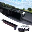 Dashboard Storage Box Compatible with Toyota Land Cruiser 250 Prado LC250 J250 2024 2025, ABS Center Console Organizer Tray Navigation Screen Behind Storage Box
