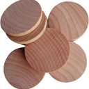 1.5 Inch Natural Wood Slices Unfinished Round Wood Coins for DIY Arts & Crafts Projects, 100 per Pack.
