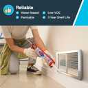 HoldRite HydroFlame 200 Firestop Sealant, 20.2 Ounces, Elastomeric Water Based, HF200-20S