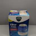 Vicks Filter-Free Ultrasonic Humidifier. #1 Brand Recommended by Pediatricians*. 1.2 Gal Ultrasonic cool mist humidifier for medium to large Bedrooms, Kids Rooms, and More. Use with Vicks VapoPads.