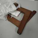 StrongTek Bamboo Small Step Stool, Durable and Stylish Wooden Step for Adults and Kids, Perfect for Kitchen, Bathroom, Bedroom, or Living Room, Non-Slip, Compact, Portable, Easy to Store (Chocolate)