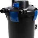 AquaForte GPF-1500 (9 Watt) Pressure Filter, Power 9 Watt, Voltage 230 V, Frequency 50 Hz, Inlet/Outlet 19/25/33 mm, Recommended Flow Rate 4,000 l/h, Suitable for Ornamental Ponds up to 3,000 Litres
