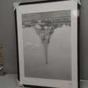 upsimples 22x30 Picture Frame, Display Pictures 18x24 with Mat or 22 x 30 Without, Wall Hanging Poster Frames, Black, 1 Pack