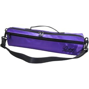 Paititi Brand New C Flute Hard Case Cover w Side Pocket/Handle/Strap Purple Color