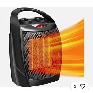 Antarctic Star Space Heater,Electric Portable Heater Fan Indoor PTC909A - Black 