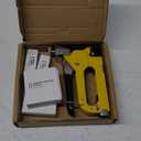 Upholstery Staple Gun Heavy Duty, YEAHOME 4-in-1 Stapler Gun with 4000 Staples, Manual Brad Nailer Power Adjustment Stapler Gun for Wood, Crafts, Carpentry, Decoration DIY