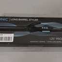Bio Ionic Long Barrel Curling Iron, Ion Mineral & Moisture Heat Technology | Versatile Curling Styler with Longer Barrel for Easy Hair Styling, Multiple Barrel Sizes for Less Frizz, Defined Curls, 1.25 Inch (Loose Curls), Black 