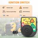 Ignition Module Switch with 2 Keys 7 terminals Compatible with Cub Cadet MTD Craftsman -LT1042 LT1045 LT1046 LTX1040 XT1 XT2 LT42 LT46 SLX50 T110 T1200 T1400 T1600 Riding Replace#925-06119c 725-04227