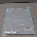 Allimy Women's Sexy See Through Sheer Lace Summer Tops Crew Neck Short Sleeve T Shirts (Blue, XXXL)