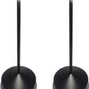 Cordless Rechargeable LED Table Lamps, 1800mAh Battery Desk Lamp Outdoor Portable Touch Dimmable Table Night Light for Patio Restaurant Dining Home Set of 2 Black