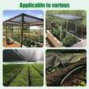 Shade Cloth for Garden 6.5x10ft, 40% Sunblock Mesh Tarp & Outdoor Sun Shade with Grommets, Sun Shade Outdoor Cover, Plant Covers Freeze Protection for Greenhouse, Kennel, Lawn, Patio
