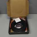 3FT~200FT Heat Tape for Water Pipes, -40F Deicing Cable,Pipe Heat Cables for Roof,GutterFarmFreeze Protetion Heating Wires, Heated Water Hose,Plumbing Fixtures,120V 5W/FT (30FT)