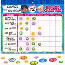 Behavior Reward System - Pad with 15 Chore Charts for Kids, 850 Stickers to Motivate Responsibility & Good Habits