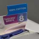 Hanes Women's Organic Cotton Panties Pack, ComfortSoft Underwear, 6-Pack (Colors May Vary)