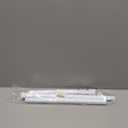 White Tension Curtain Rod for Windows 28 to 48 inch, Adjustable Expandable Pressure Spring Curtain Rod No Drilling, 7/ 8" Curtain Rod for Bedroom Doorway Closet Door