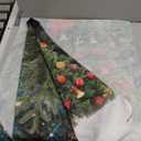 Allenjoy 7x5ft Christmas Wonderland PineTree Backdrop Glitter Polka Spot Winter Snowfield Photography Background Family Festival Celebration Baby Kids Birthday Party Selfie Pictures Photo Booth Props