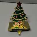 Kurt Adler Zinc Christmas Tree Stocking Holder Decor