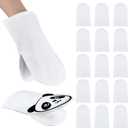 Soulchen 24 Pcs DIY Hand Puppets, Canvas Hand Puppet Making Kit DIY Arts and Crafts Sewing Projects for Fun Home Activities Classes Storytelling Party Favors (White)