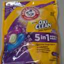 Arm & Hammer Plus OxiClean With Odor Blasters Laundry Detergent 5-IN-1 Power Paks, 42CT