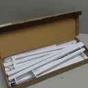 Over The Table Rod Stand with Clamps Adjustable 13''-42'' Tall 29"-98" Length White Table Arch Hanging Stand for Wedding Birthday Party Halloween Christmas Decoration