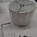 Globe Electric Barden 58" Matte Black Floor Lamp with White Linen Shade, 67065