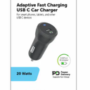 Cell Candy Adaptive Fast Charging USB C Car Charger 20W
