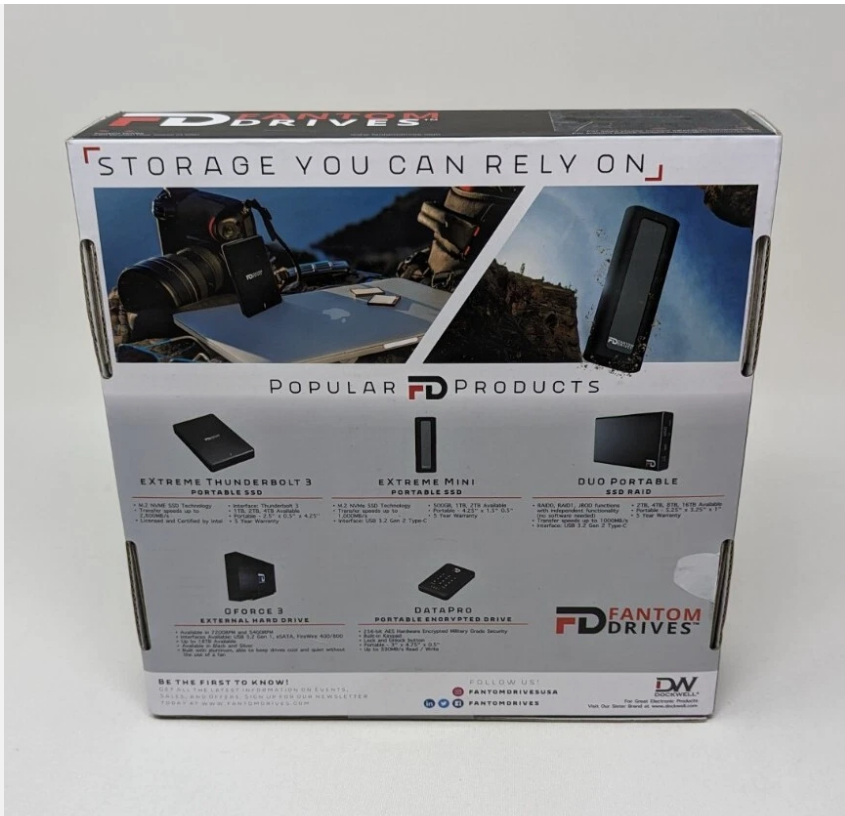 FANTOM DRIVES 10TB HARD DRIVE UPGRADE KIT WITH SEAGATE BARRACUDA PRO