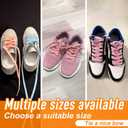 2 x VSUDO 5/16" Fine Weave Flat Shoe Lace Shoestring for Running Athletic Sneaker (47" ( 120 CM ), 09 Pink)