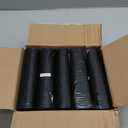 30-35 Gallon Trash Bags Heavy Duty 1.5 Mil - 35" x 37" 100 Count Large Black Garbage Bags 30+ Gallon Strong Plastic Trash Can Liners for Home Kitchen Commercial Lawn and Leaf