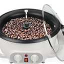 Upgrade Coffee Roaster Machine for Home Use, 110V Household Electric Coffee Bean Roaster with Timer 1200W Roasting Machine Peanut Bean Home Coffee Roaster