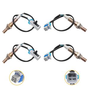 O2 Oxygen Sensor Upstream Downstream 4Pcs Compatible with Silverado Tahoe Suburban & More Replaces# 234-4668, 234-4256