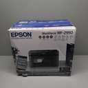 Epson Workforce WF-2950 All-in-One Wireless Color Inkjet Printer, Black - Print Scan Copy Fax - 10 ppm, 5760 x 1440 dpi, Auto 2-Sided Printing, 30-Sheet ADF, Voice-Activated, Vertluna Printer_Cable