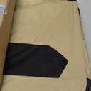 Amazon Basics Folding Soft Crate for Cat, Dog, Rabbit, Portable and Collapsible, 36 Inch, Tan, L 36" x 24" x 24"