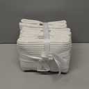 OIAHOMY 9x9x7 Storage Cubes, Cotton Rope Woven Baskets for Organizing, Cube Storage Bin, Small Gift Basket for Shelf, 3-Pack, White