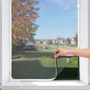 Magnetic Window Screen Adjustable Window Net 24x 32 Fiberglass Window Screen Mesh for House Windows with Magnets