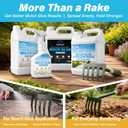 Mulch Glue for Landscaping, 2 Gallon Rock Glue with Rake, Ready to Use