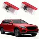 High Definition LED Projection Welcome LightLogo Projector Puddle LightsCompatible with A B C E M GL GLA GLC GLE GLS Class W205 W213 W166 Plug and Play (2PCS)