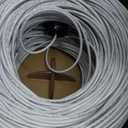 CAT6 Ethernet Cable, 1000ft, 23AWG Solid Bare Copper, Unshielded Twisted Pairs(UTP), 550MHz, ETL Listed &CMR Riser Rated, Indoor, Bulk Ethernet Cable, Pull Box -White