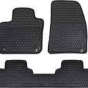 Car Floor Mats Custom Fit for 2019-2026 Volvo XC40 Not Fit Recharge Black Rubber Auto Liner Mats All Weather Protection Odorless