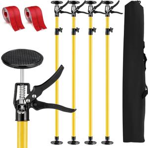 4PK Dust Barrier Poles,10FT Adjustable Containment Kit