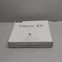 24 Pcs Home Pilates Essentials Kit for Women, Pilates Equipment Ring and Ball Set with Stretching Strap, Water Bottle, Magic Circle, Yoga Ring, Gym Bag, Resistance Band, Anti Slip Socks (Blue)