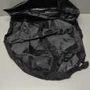 Convenient Drawstring Design 1 Pack Black Compression Storage Bag for Adult Sleeping Bag, Portable Nylon Webbing Compression Bag for Outdoor Activities