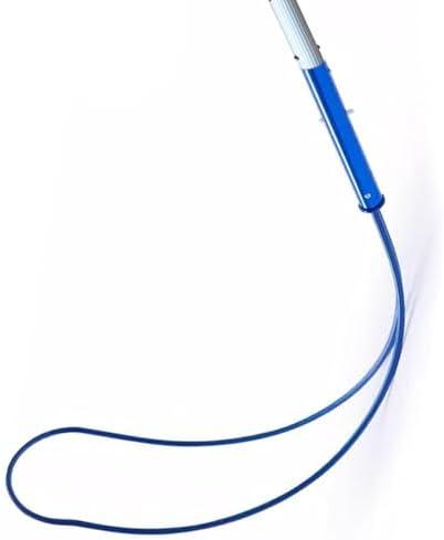 Rescue Pole with Body Hook for Pool, Telescoping Pool Safety Hook for Emergency Rescue/ Extendable Swimming Pool Rescue Pole with Rope for Adults(1 pack,5M/16.4FT POLE+63CM HO