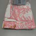 Pink Christmas Decorations Pillow Covers 18x18 Set of 6 Pink Santa Snowman Snowflake Merry Christmas Tree Winter Snow Reindeer Holiday Pillow Decorative Throw Cushion Case for Sofa