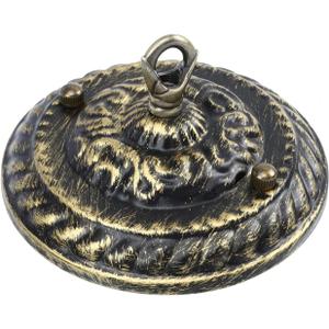 TEHAUX Vintage Chandelier Canopy 5.31 Inch Ceiling Plate Hook for Light Fixture Mounting Pendant Lights Lanterns and Flower Basket Hangers