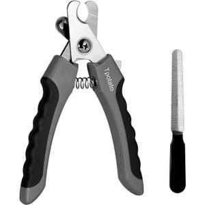 Tpotato Dog Nail Clippers,Dog Nail Trimmers for Large Breed Dog with Quick Sensor,Safari Professional Cat Nail Clipper with Safety Guard and Nail File.