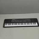 M SANMERSEN Kids Music Keyboard, 61-Key Portable Electronic Piano Toy with Microphone, Teaching Tool for Beginners, Ages 3-12, Black (24.4*6.3*1.8 inch)