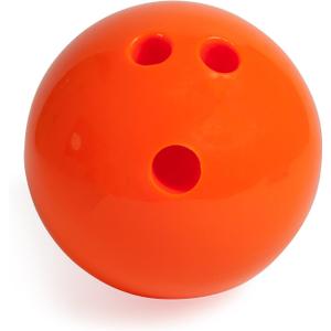 Champion Sports Rubberized Plastic Bowling Ball - 3 LB Orange